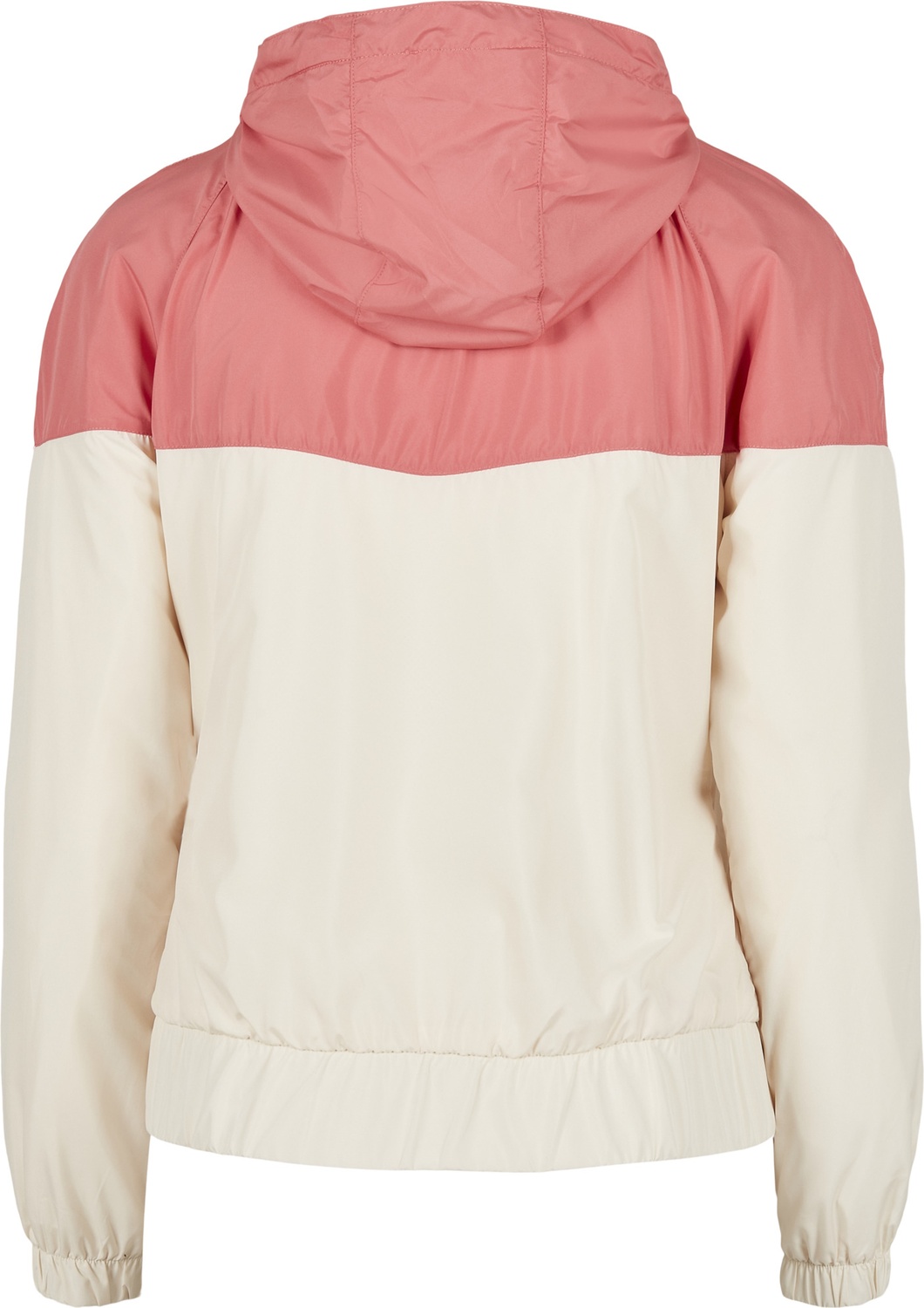 UrbanClassicsDamenJackeLadiesArrowWindbreakerPalepinkWhitesand-3XL
