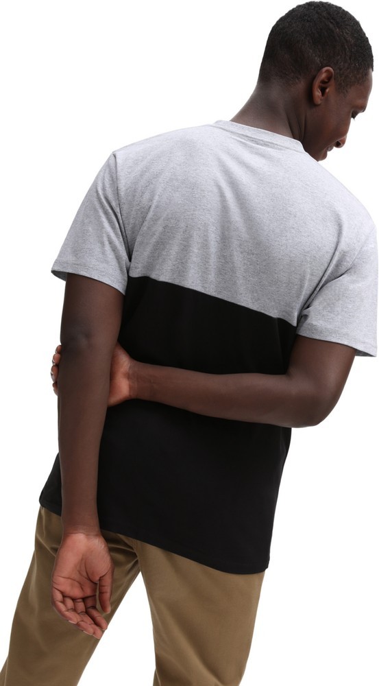 VansHerrenT-ShirtColorblockTeeAthleticHeather-Black-L