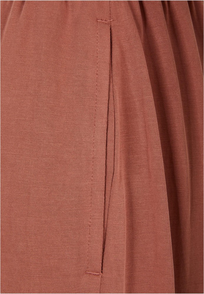 UrbanClassicsDamenLadiesLongSleevlessModalJumpsuitTerracotta-3XL