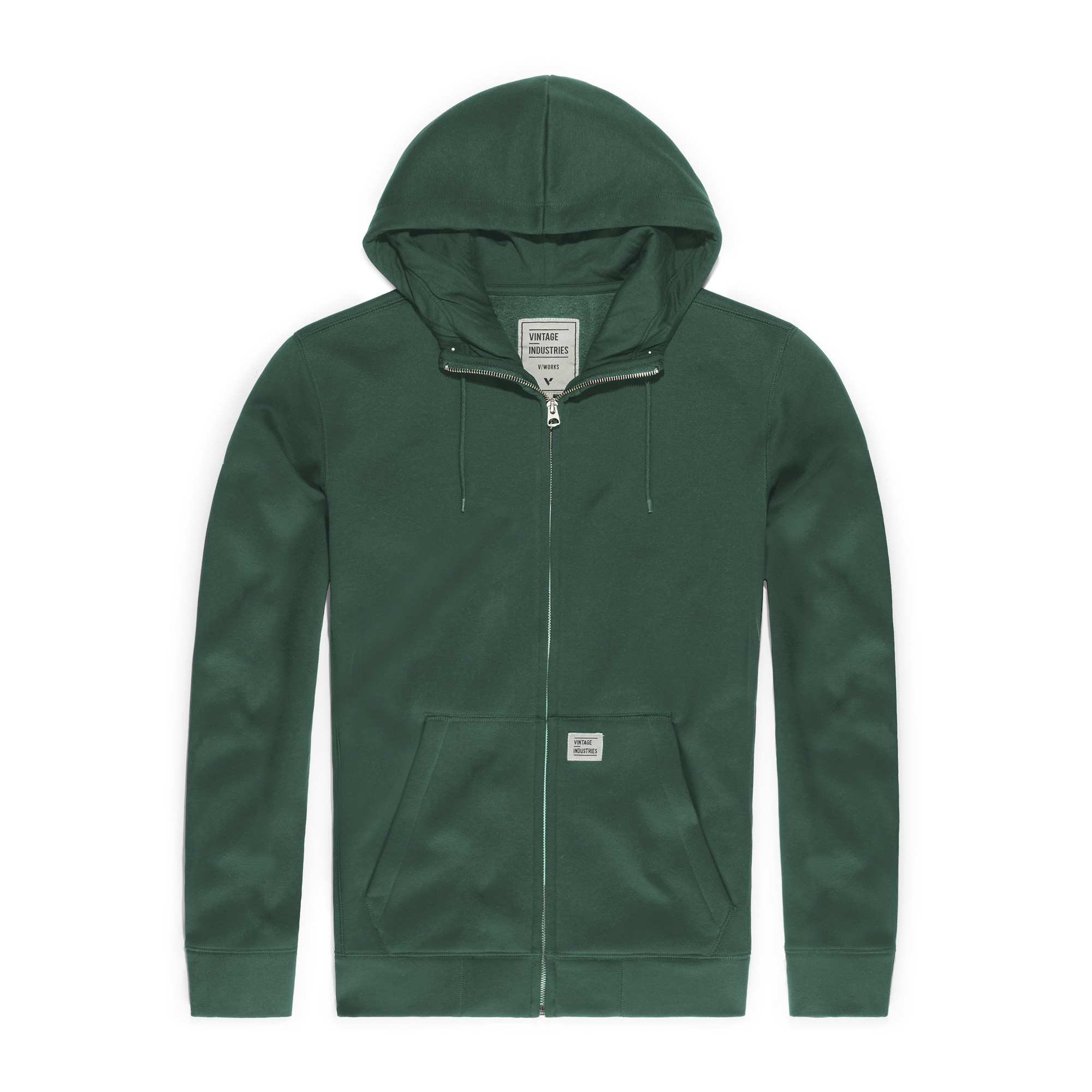 VintageIndustriesSweatjackeCruzHoodedSweatshirtMeadow-S