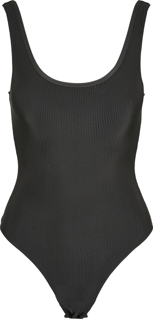 UrbanClassicsDamenBodyLadiesShinyRibBodyBlack