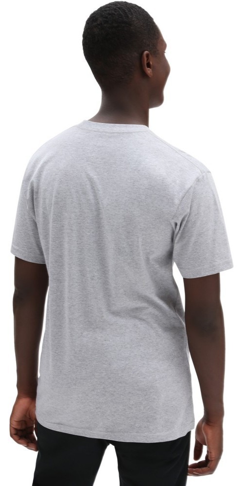 VansHerrenT-ShirtLeftChestLogoTeeAthleticHeather-Black