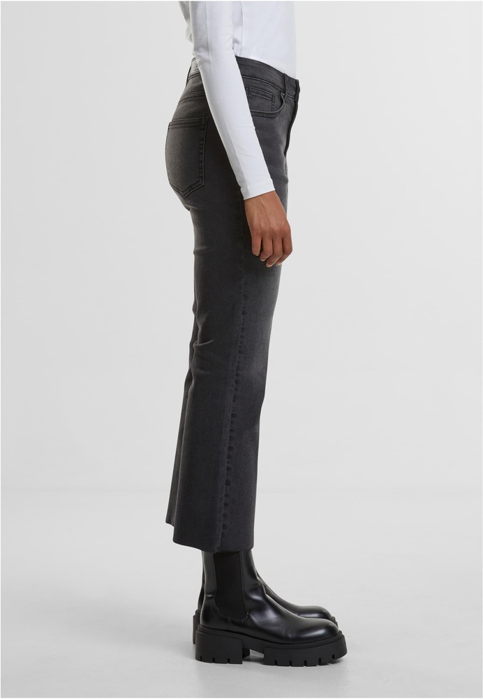 UrbanClassicsDamenLadiesCroppedFlaredDenimPantsTB7103