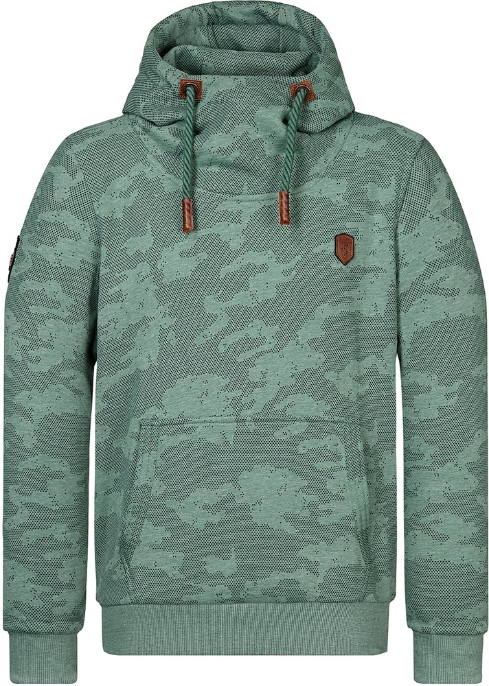 NaketanoHoodieSupapimmel1800-0203PineGreenMelangeCamouflage-S