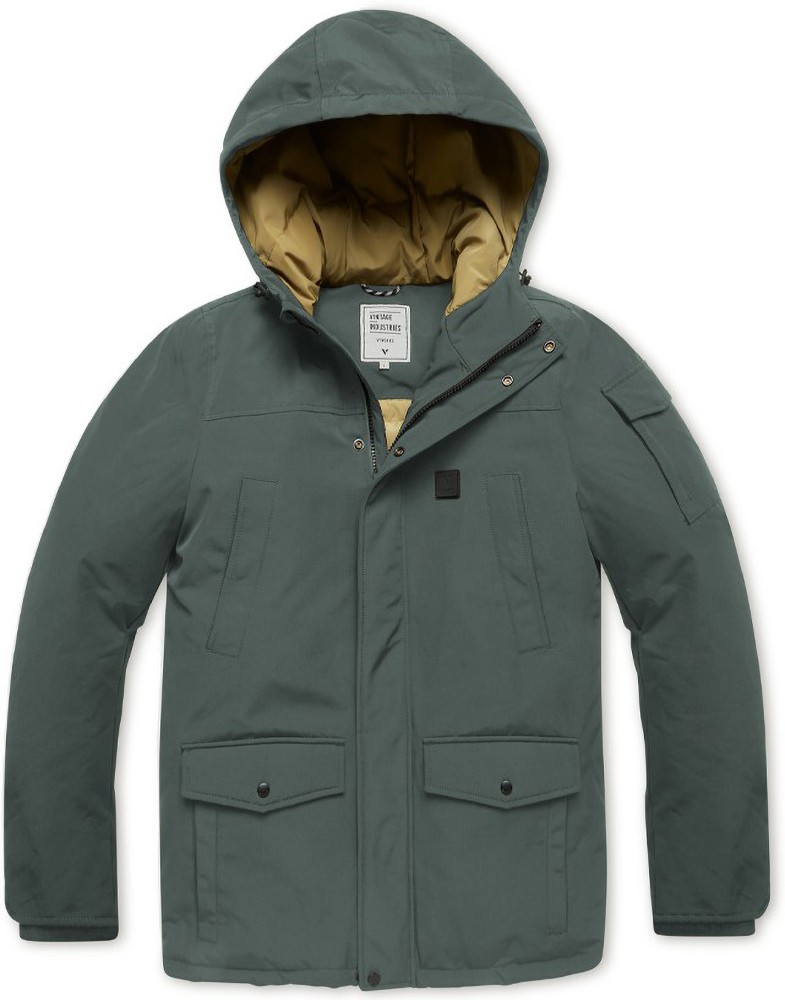 VintageIndustriesFunktionsjackeGavynParkaStoneGrey-S