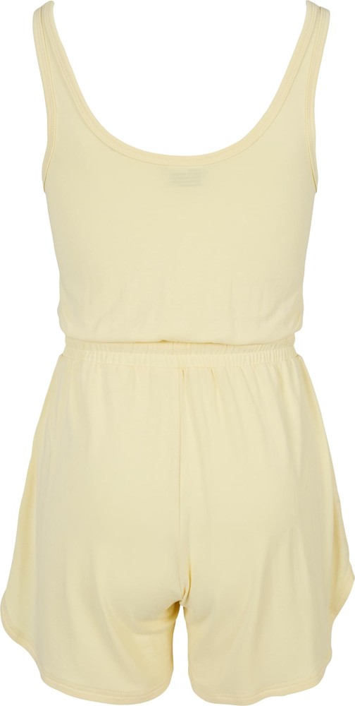 UrbanClassicsDamenLadiesShortSleevelessModalJumpsuitSoftyellow-3XL