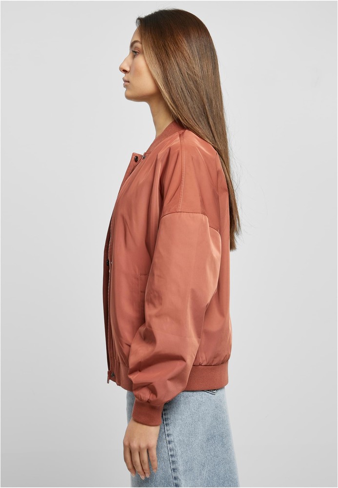 UrbanClassicsDamenLadiesRecycledOversizedLightBomberJacketTerracotta-3XL
