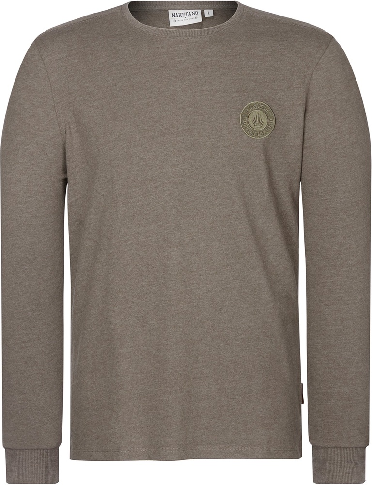 NaketanoPulloverItalienischerHengstLangen1600-0111OliveMelange-S
