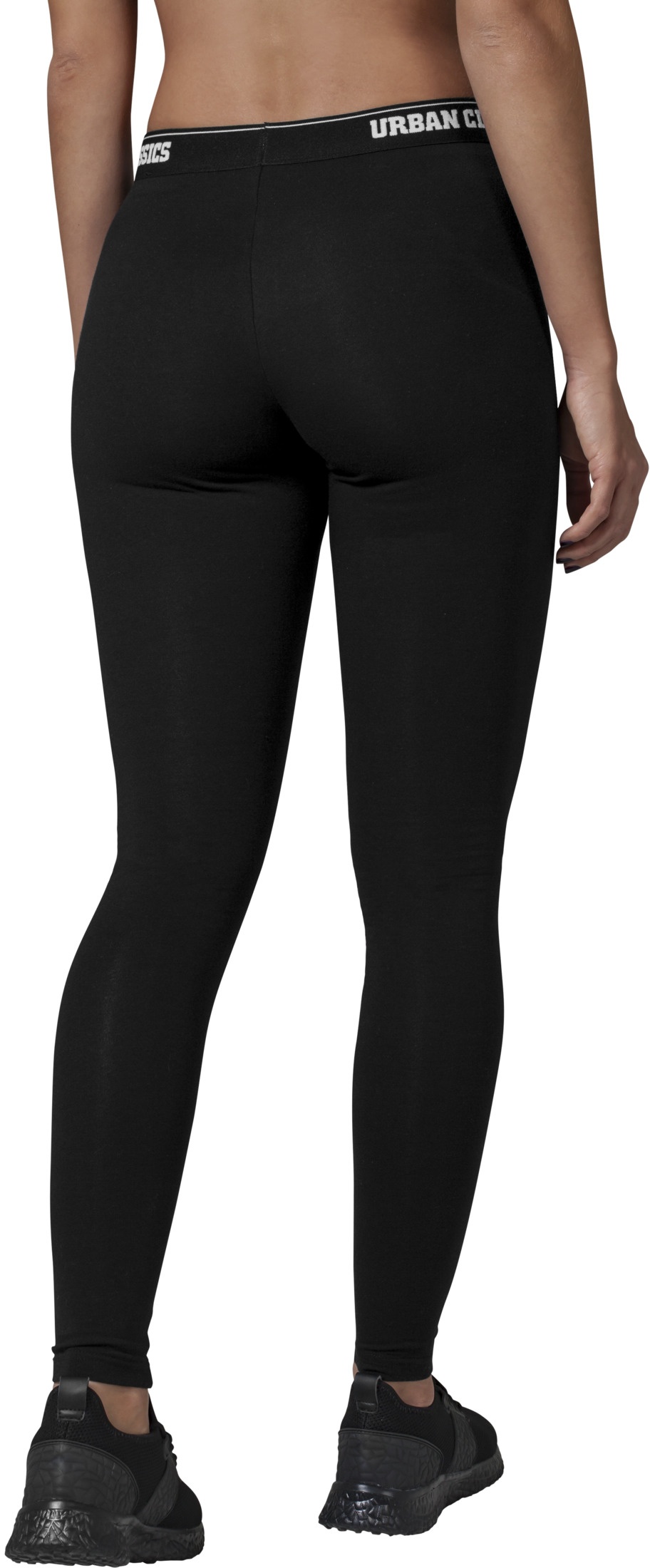 UrbanClassicsDamenLeggingsLadiesLogoLeggingsBlack