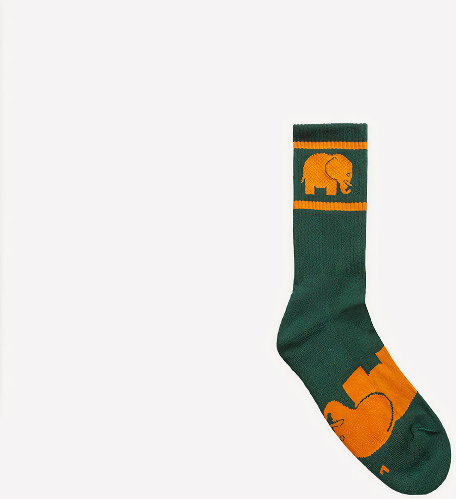 TrendsplantSockenGreenOrganicCottonAthleticSocksGreen-36-385