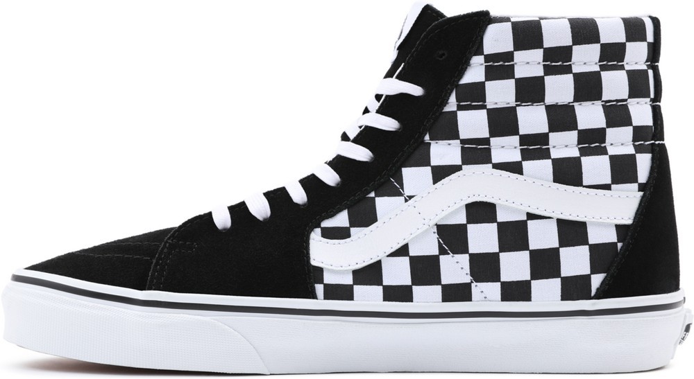 VansUnisexLifestyleClassicFTWSneakerUaSk8-HiCheckerboardBlkTrWht-345