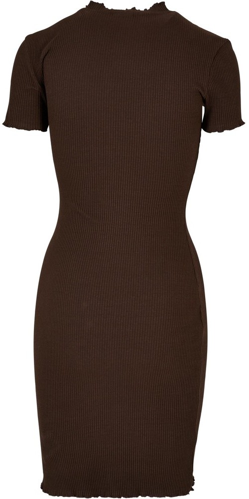 UrbanClassicsDamenLadiesRibTeeDressBrown-3XL