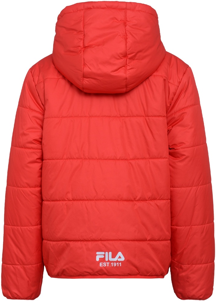 FilaTeensUnisexWattierteJackeBerghuelenPuffJacketTrueRed-134140