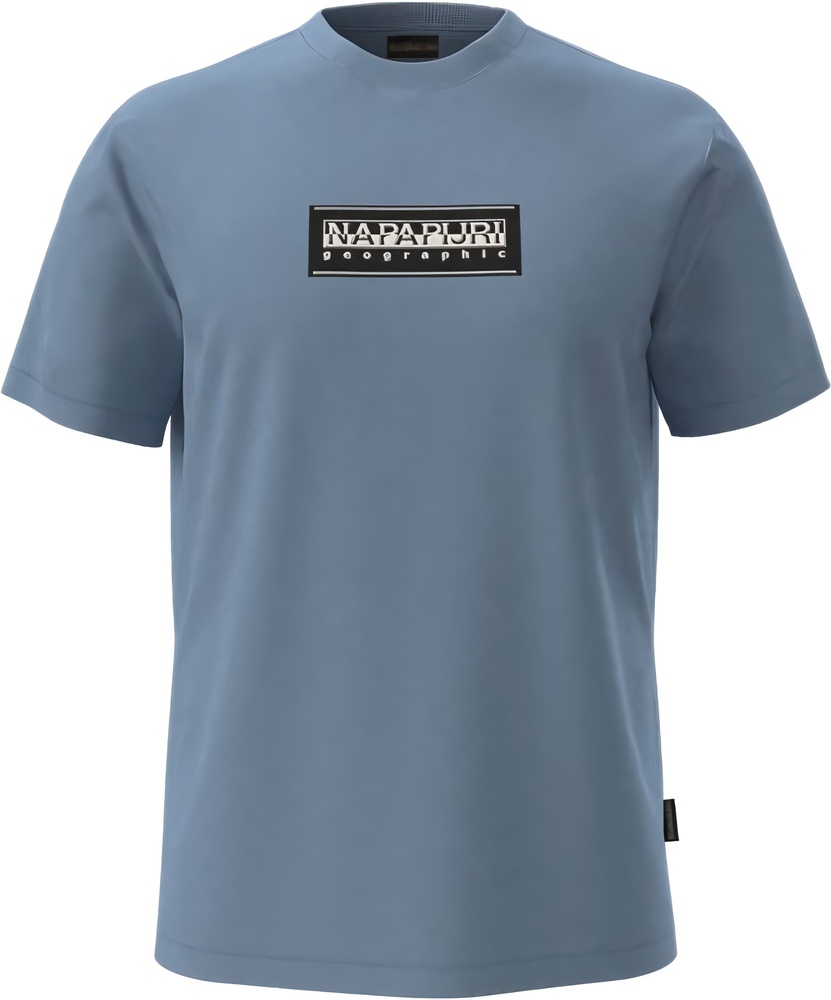 NapapijriT-ShirtS-BoxLogoSsNP0A4I3LFadedDenimI84-XS