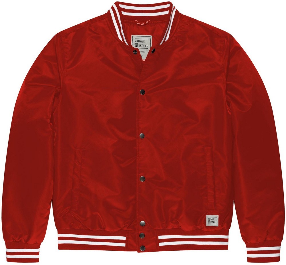 VintageIndustriesBlousonChapmanJacketBrightRed-S