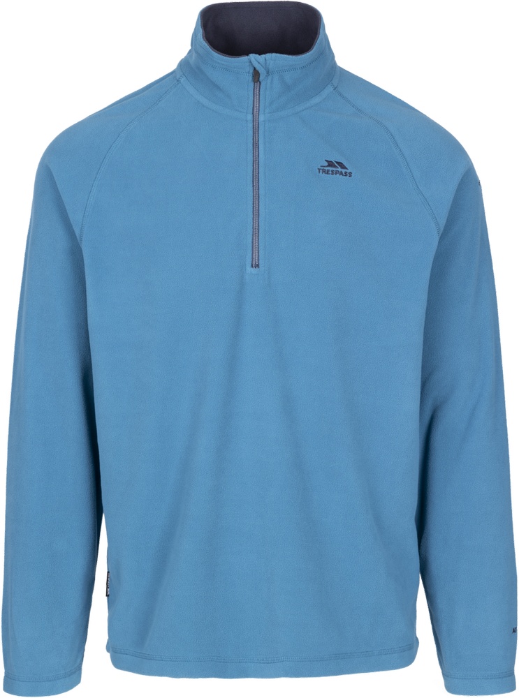 TrespassSweatshirtBlackfordMicrofleeceAt100BondiBlue-XXS