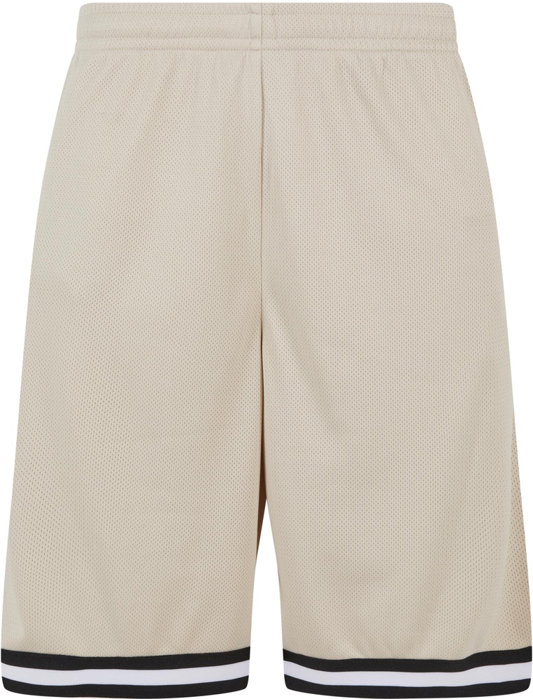 UrbanClassicsStripesMeshShortsTB243SoftseagrassBlackWhite-3XL