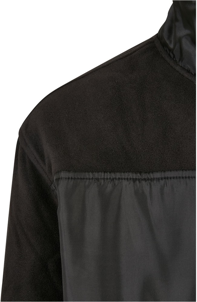 UrbanClassicsJackePatchedMicroFleeceJacketBlack