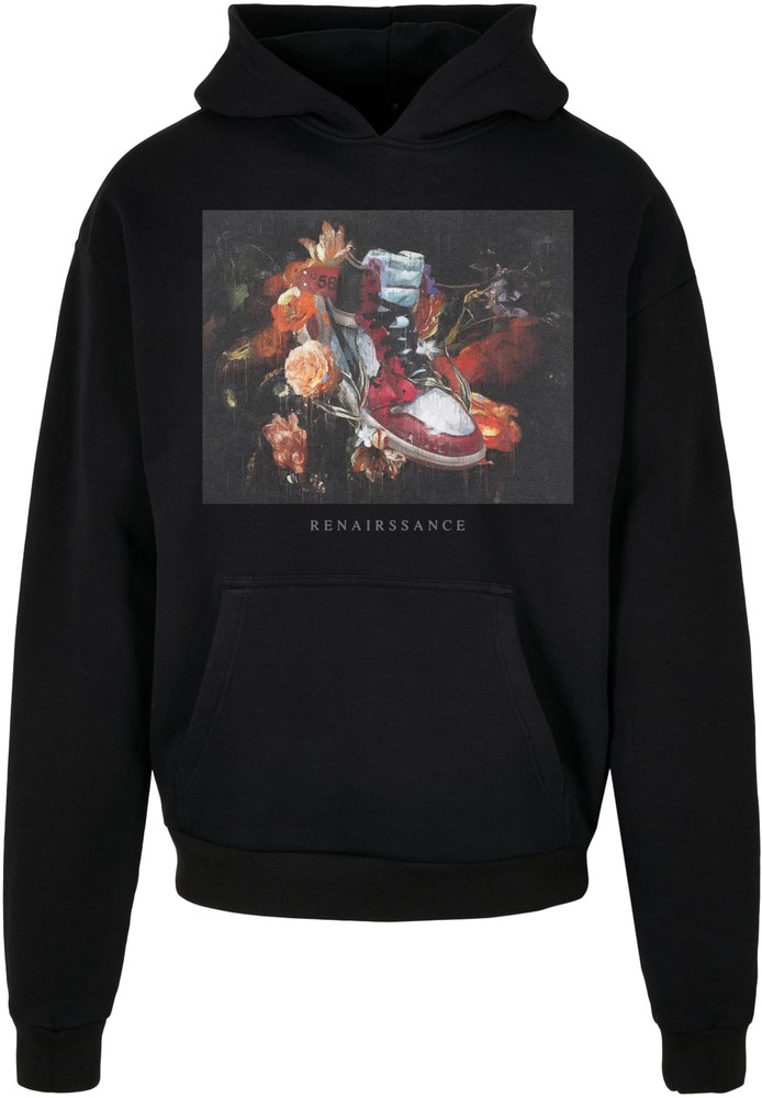 MTUpscaleSweatshirtRenairssancePaintingOversizeHoodieBlack