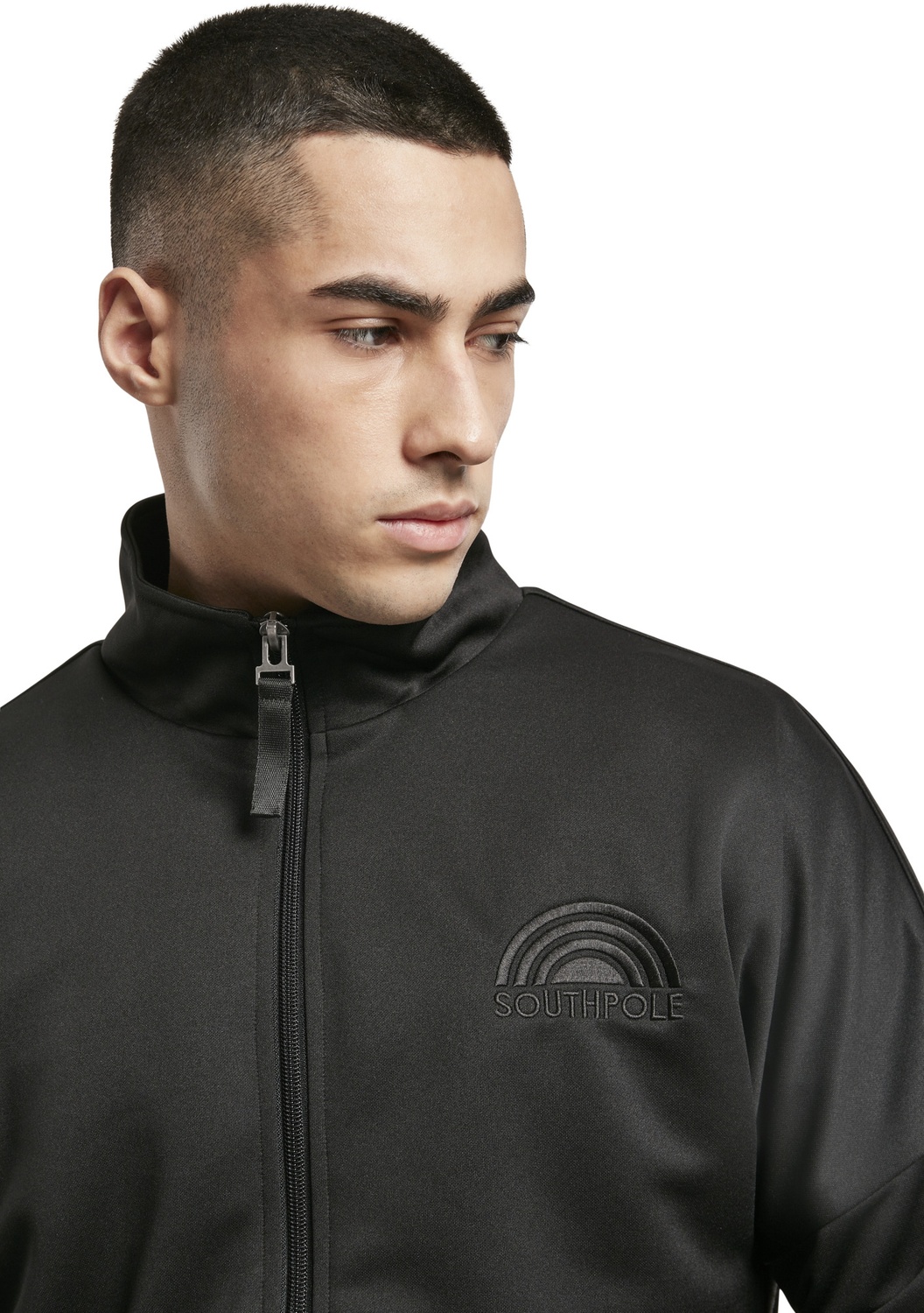 SouthpoleJackeTricotJacketWithTapeBlack