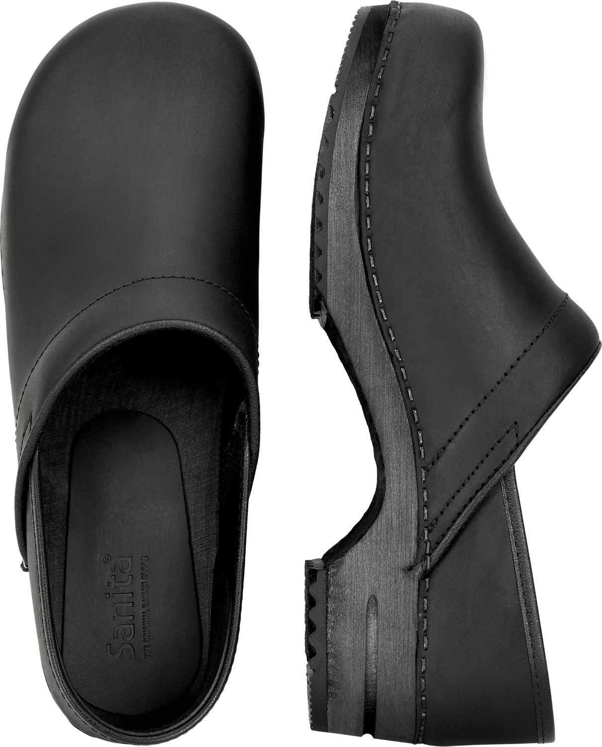 SanitaOffenerClogWood-JamieClosedBlack