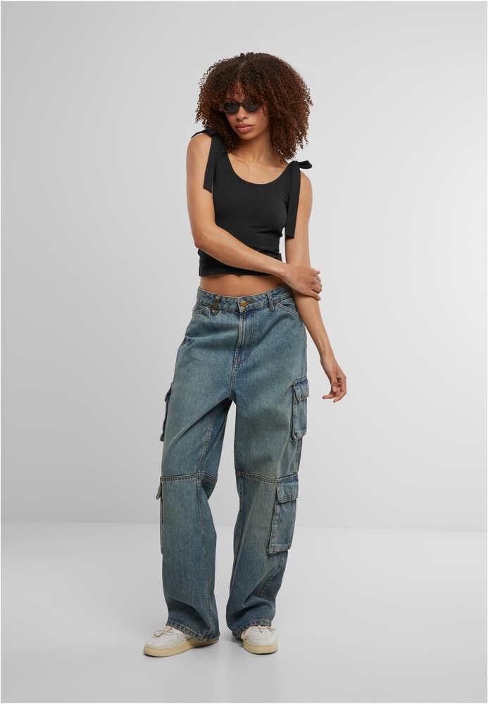 UrbanClassicsDamenT-ShirtLadiesTiedBasicJerseyTop2-PackTB7520A