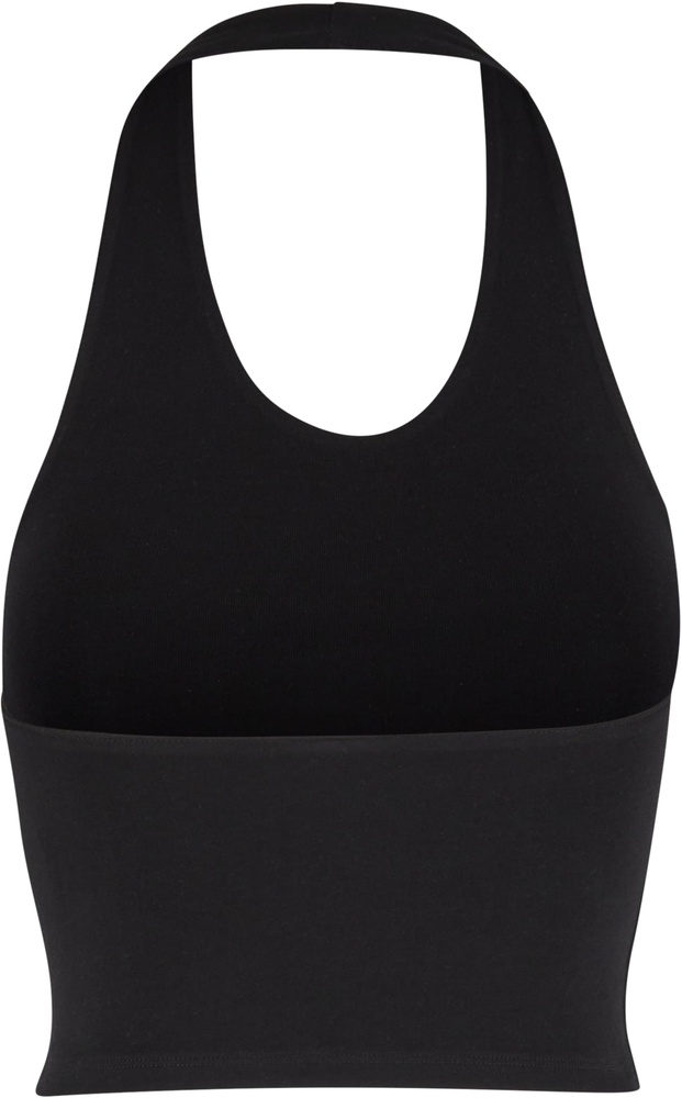 UrbanClassicsDamenT-ShirtLadiesBasicNeckholderJerseyTopTB7533