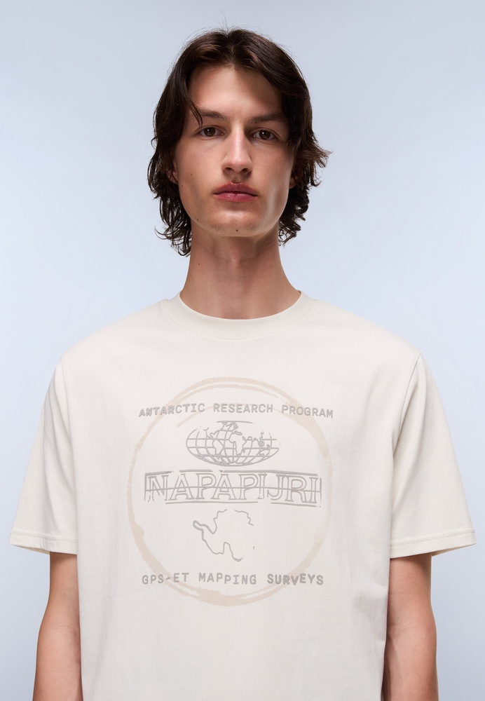 NapapijriT-ShirtS-BaldSsNP0A88SFBeigeDimity-XS