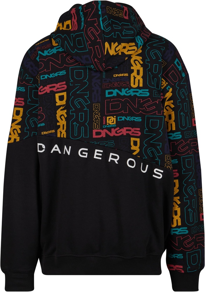 DangerousDNGRSHoodyMazeDGHD499Black-3XL