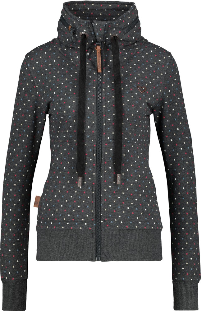 AlifeKickinDamenSweatjackekurzVivianAKB32014-9999Moonless-XS