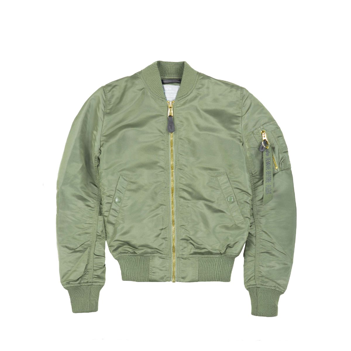 AlphaIndustriesDamenJackeMA-1VFLWWomenSage-GreenGold