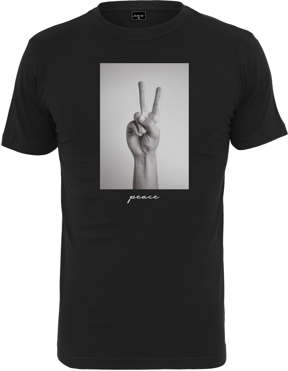 MisterTeeT-ShirtPeaceSignTeeBlack-L