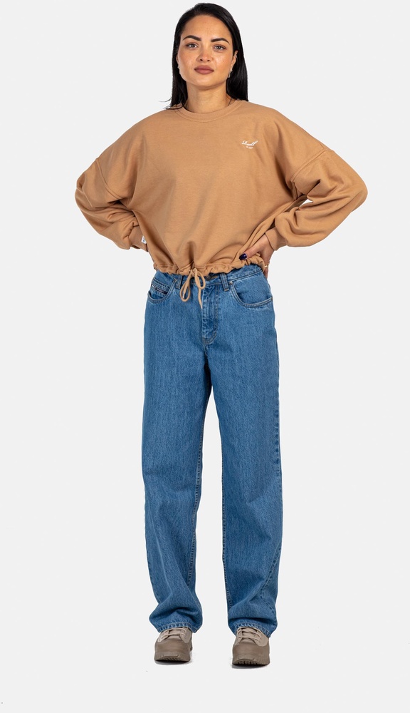 ReellDamenHoodieWomenAmaraCrewneck2304-003-15-018TanBrown-XS