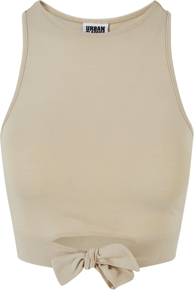 UrbanClassicsDamenLadiesCroppedKnotTop