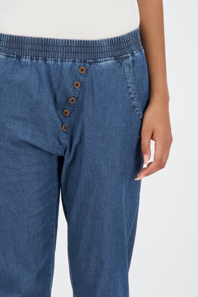 AlifeKickinDamenHoseAlexisAKDNMPantDarkDenim