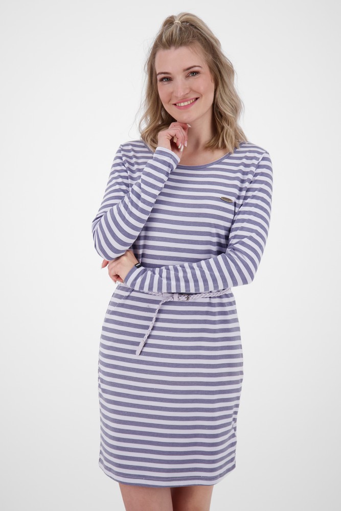 AlifeKickinDamenBlusenkleidEllinAKZLongsleeveDressOrchid-2XL