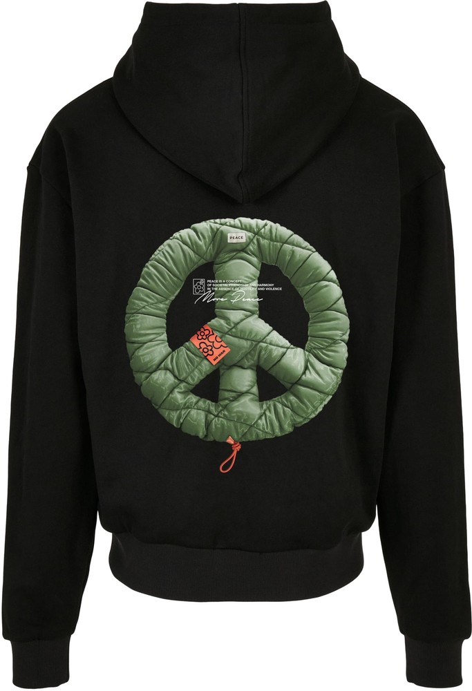 MTUpscaleSweatshirtPufferPeaceHeavyOversizeZipHoodyBlack