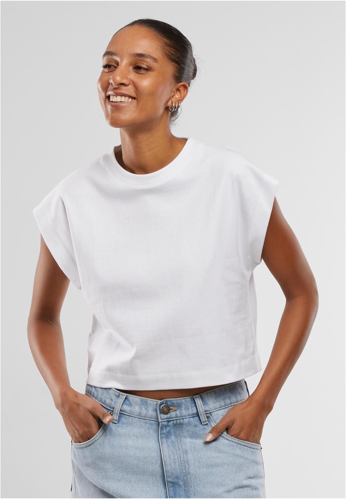 UrbanClassicsDamenT-ShirtLadiesOversizedBoxyHeavyTeeTB7699White-3XL