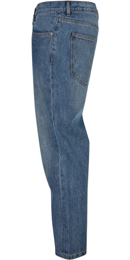 UrbanClassicsHoseCroppedTaperedJeansMiddeepblue