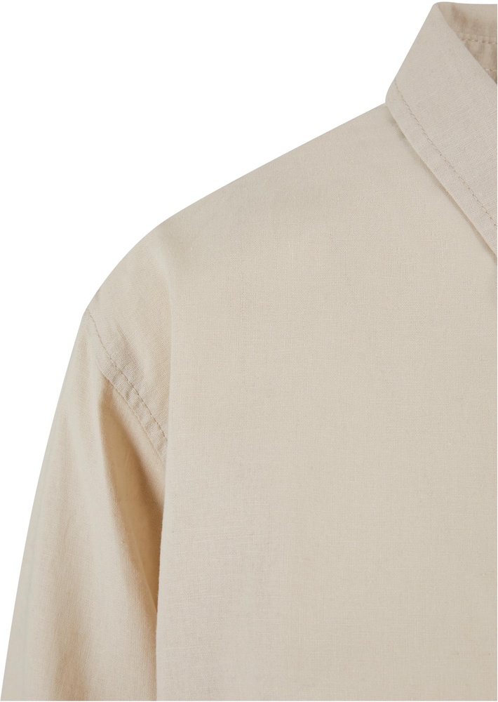 UrbanClassicsDamenLadiesLinenMixedOversizedShirtTB6847Softseagrass-3XL