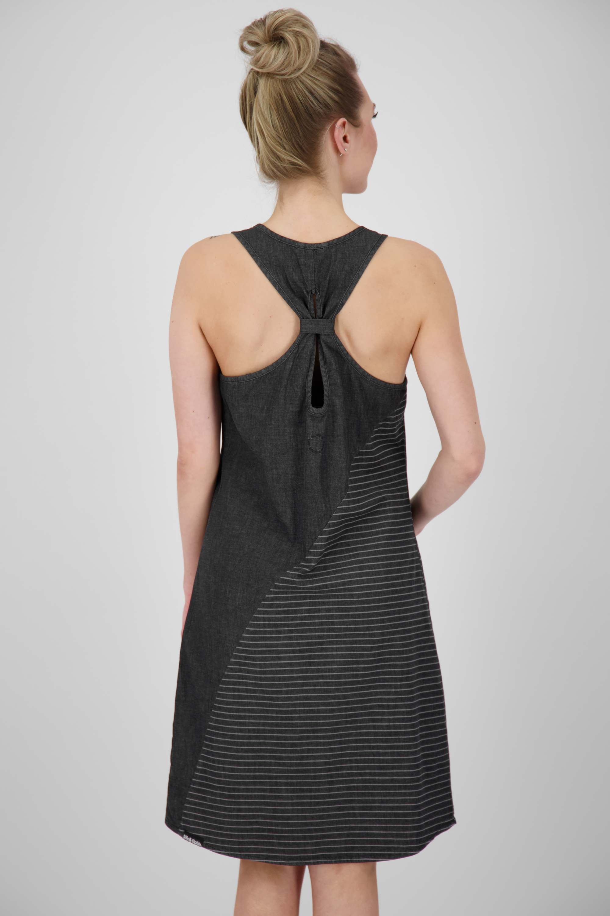 AlifeKickinDamenKleidCameronAKDNMBTopDress53002-2202BlackDenim-M