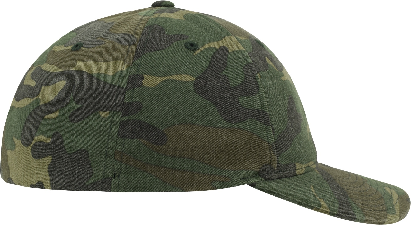 YUPOONGIncCapFlexfitGarmentWashedCamoCapinWoodland