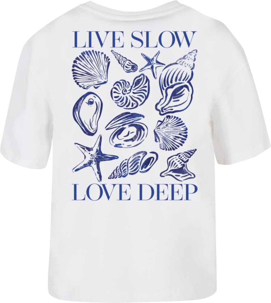 MissTeeDamenT-ShirtLiveSlowSeashellsMST361