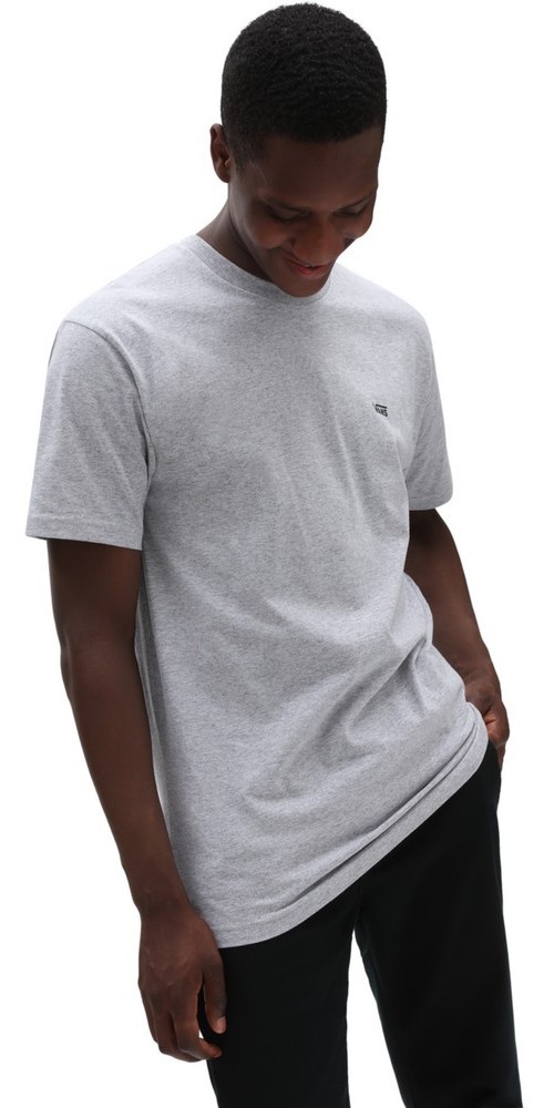 VansHerrenT-ShirtLeftChestLogoTeeAthleticHeather-Black