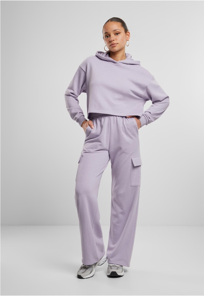 UrbanClassicsDamenLadiesOversizedCroppedLightTerryHoodieTB6854Dustylilac-3XL