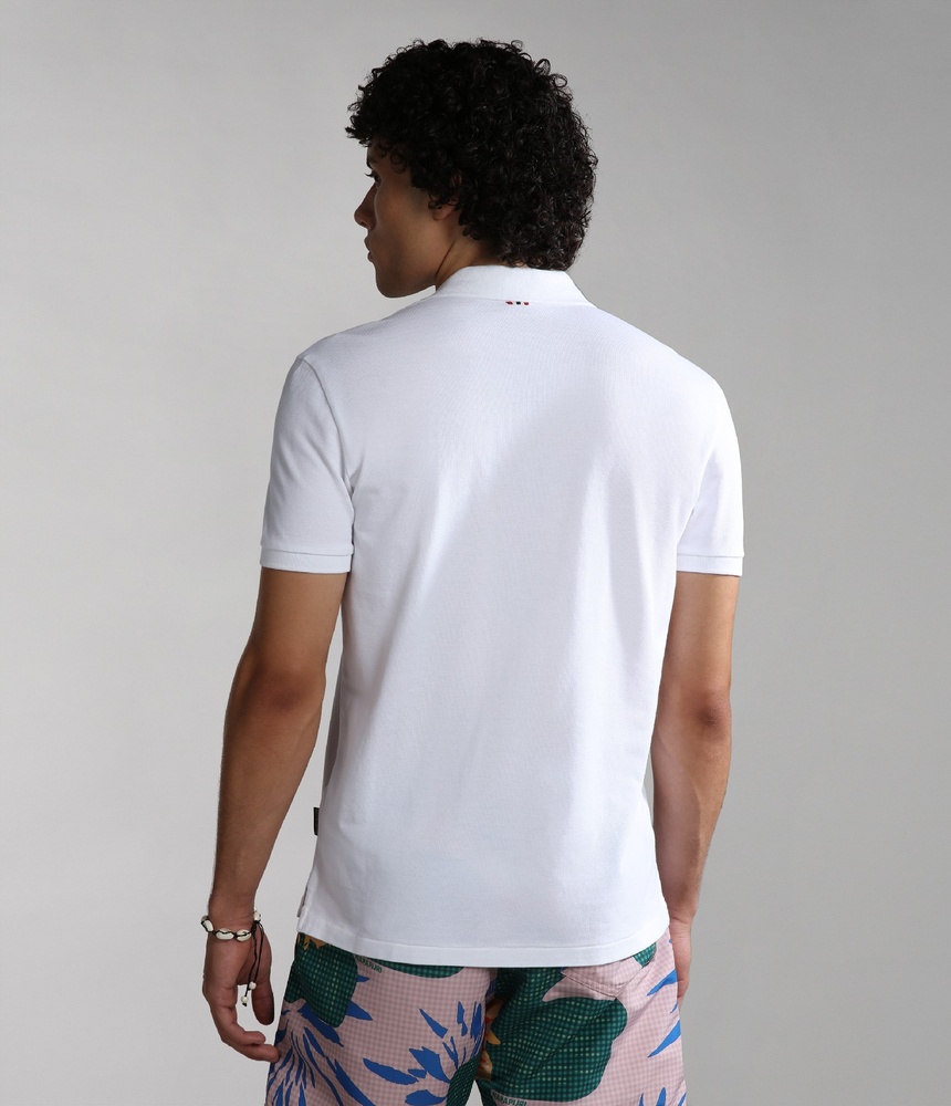 NapapijriPoloShirtElbasSs4NP0A4GDLBrightWhite-XS