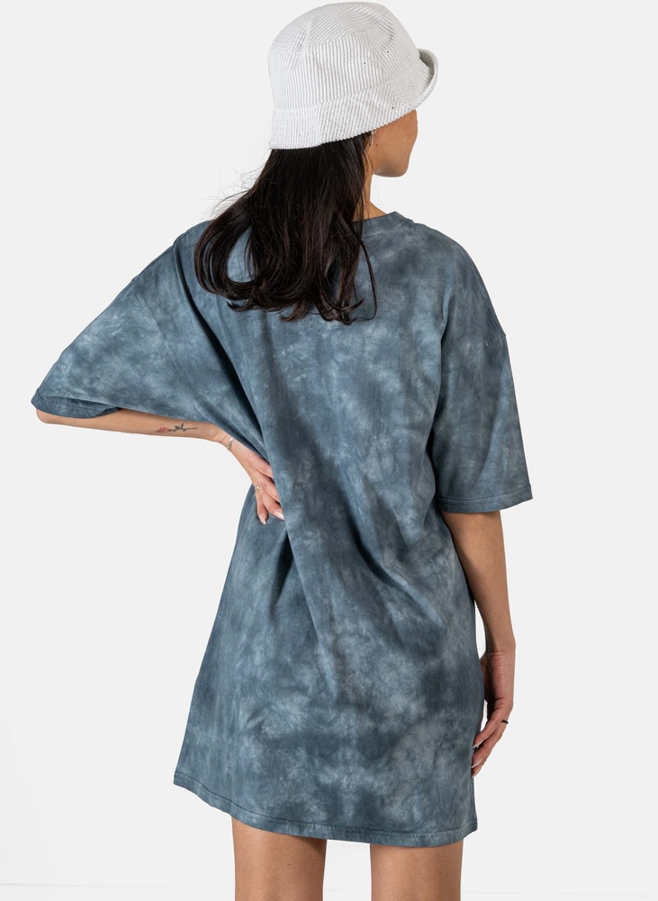 ReellDamenT-ShirtDressWomenYumi2301-012-15-120OilDyeBlackLightGrey-XS