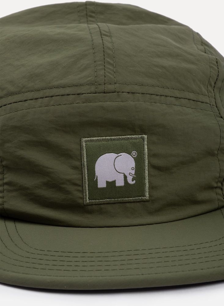 TrendsplantCapWaterRepellentNylonFivePanelCapDarkOliveGreen