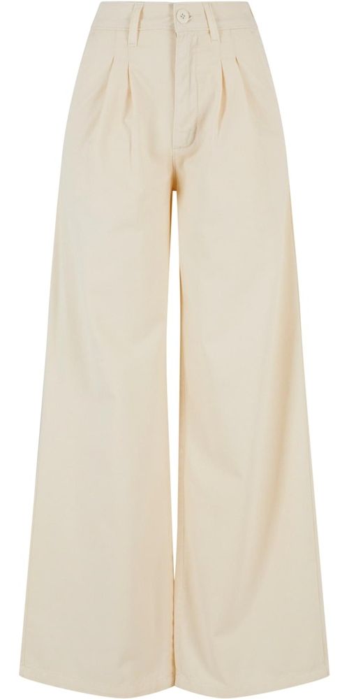 UrbanClassicsDamenLadiesOrganicPleatedCottonPantsTB6216Whitesand-26