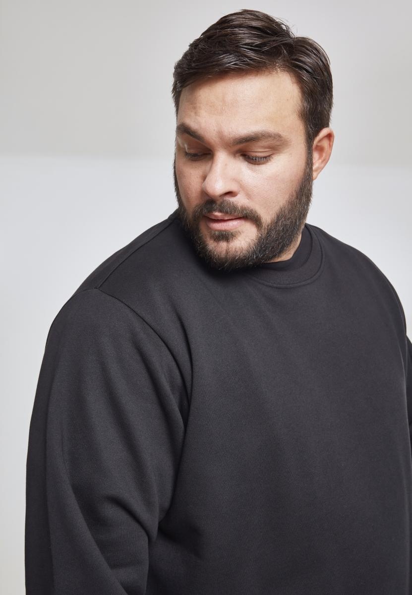 UrbanClassicsPulloverBasicTerryCrewBlack-3XL